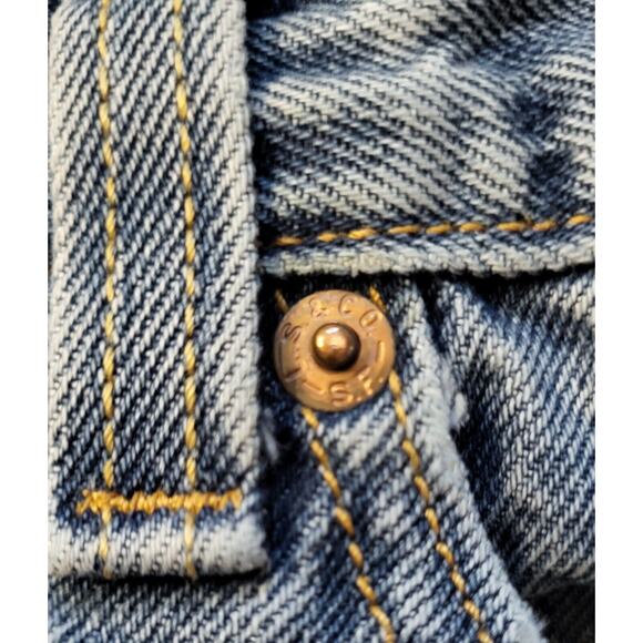 Levi's Jeans Men 34x31 Blue Denim 505 Regular Fit Straight Leg Medium Wash - Picture 16 of 16